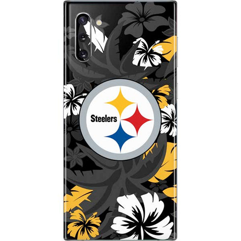 NFL Pittsburgh Steelers Tropical Print Galaxy Note 10 Skin